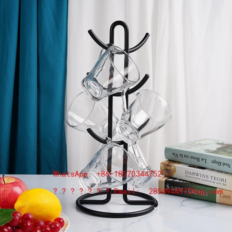 Coffee Cup Hanging Rack Household Wrought Iron Entrance Key Rack
Coffee Cup Hanging Rack Household Wrought Iron Entrance Key Rack