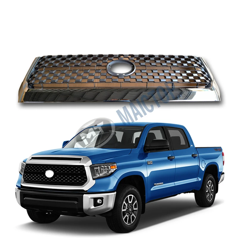Modification MAICTOP Car Accessories Front Mesh Bumper Grille Chrome Silver Grills for tundra 2014-2020 Pickup
Modification MAICTOP Car Accessories Front Mesh Bumper Grille Chrome Silver Grills for tundra 2014-2020 Pickup