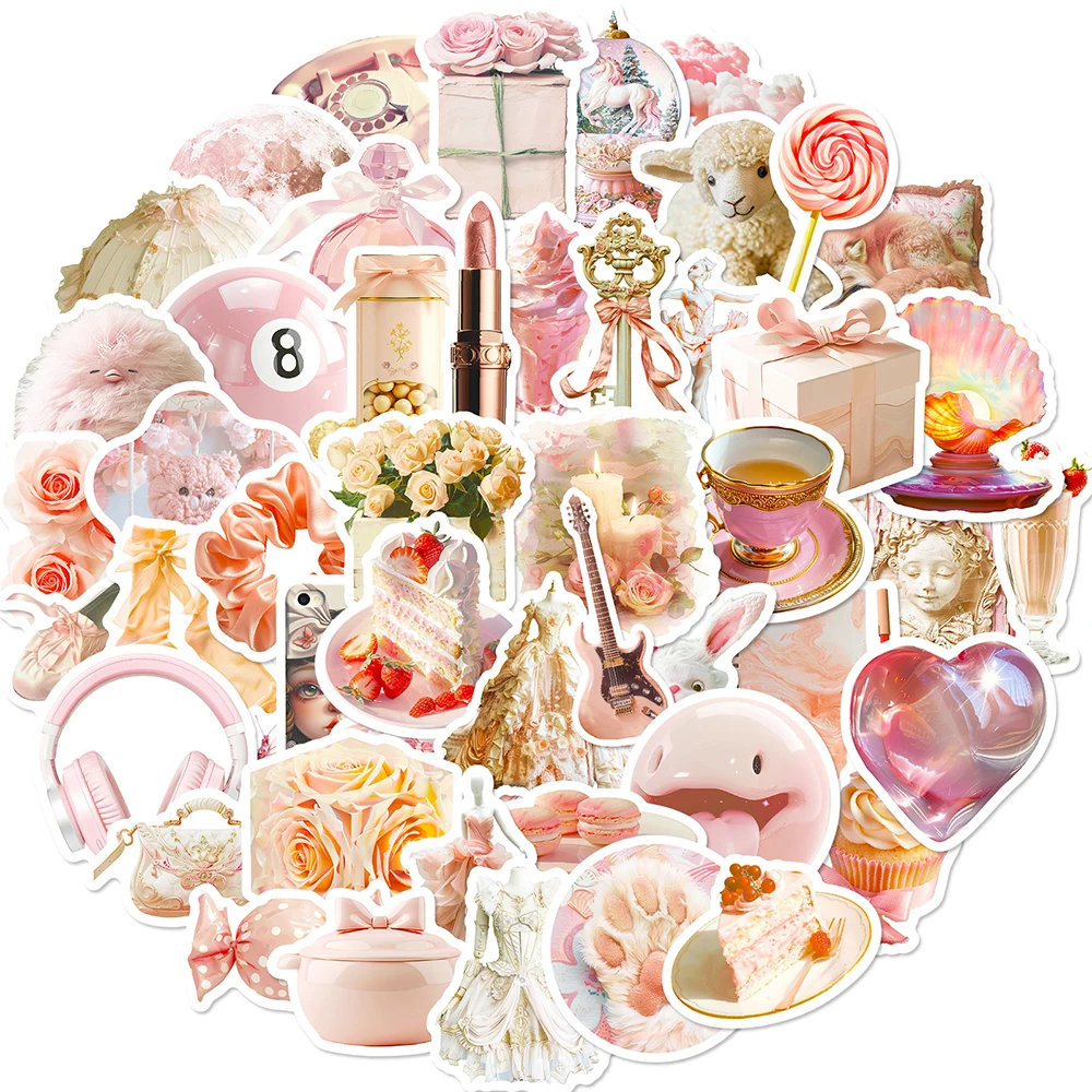 10/30/50pcs Kawaii Pink Aesthetics Stickers Coquette Cute Decals DIY Phone Laptop Car Retro Cartoon Graffiti Decoration Sticker
10/30/50pcs Kawaii Pink Aesthetics Stickers Coquette Cute Decals DIY Phone Laptop Car Retro Cartoon Graffiti Decoration Sticker