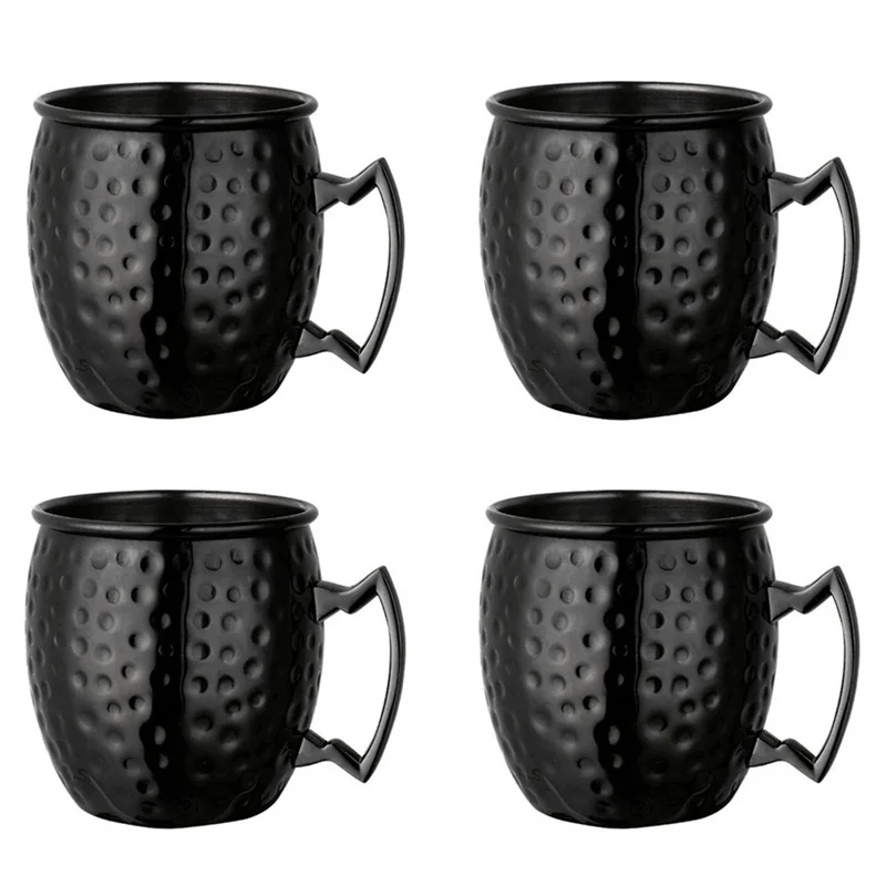 4 Pieces Moscow Mule Copper Mugs Metal Mug Cup Stainless Steel Beer Wine Coffee Cup
4 Pieces Moscow Mule Copper Mugs Metal Mug Cup Stainless Steel Beer Wine Coffee Cup