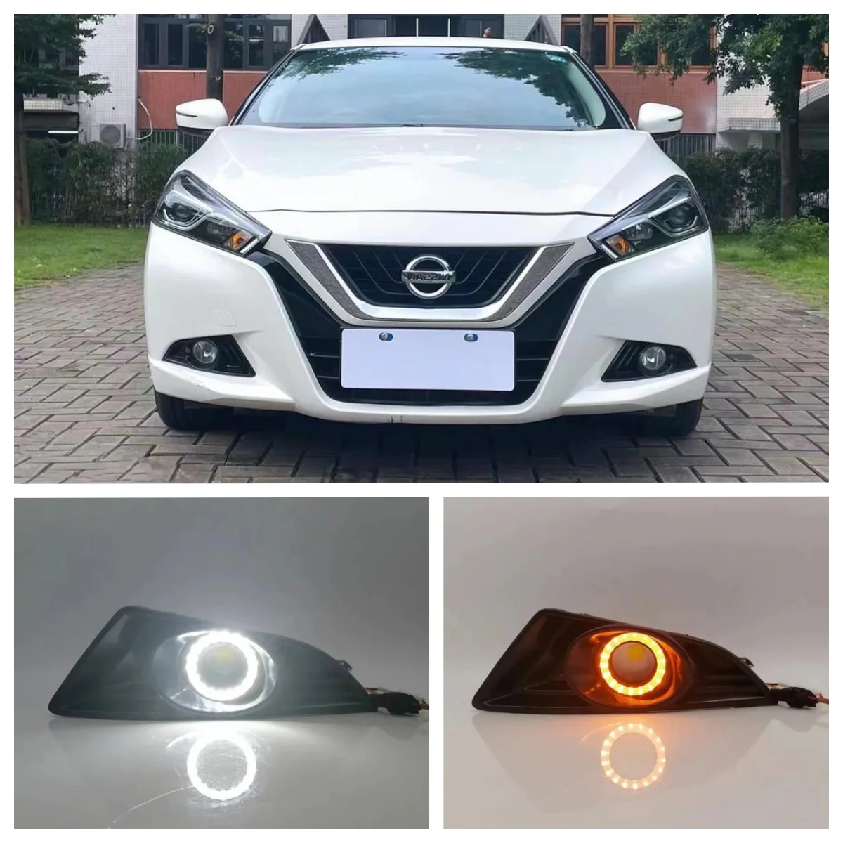LED Fog Lights Assembly For Nissan Lannia Bluebird 2016 2017 2018 2019 2020 Dual Color Angel Eye Daytime Running Lights Fog Lamp
LED Fog Lights Assembly For Nissan Lannia Bluebird 2016 2017 2018 2019 2020 Dual Color Angel Eye Daytime Running Lights Fog Lamp