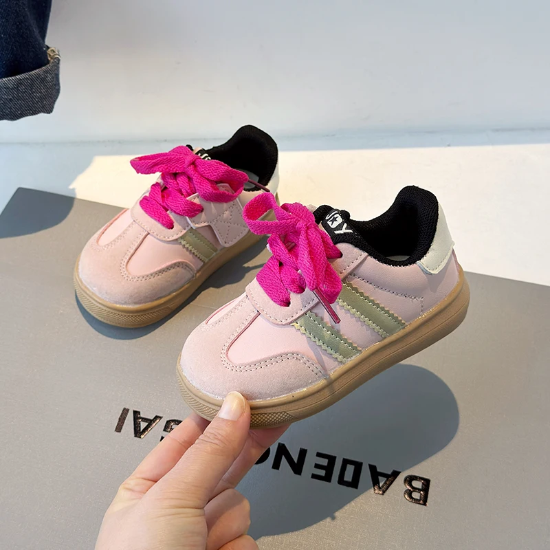 Spring Autumn Kids Retro Casual Sneakers Toddler Boys Girls Lace Up Non-Slip Sole Breathable Lightweight Walking Shoes for Daily
Spring Autumn Kids Retro Casual Sneakers Toddler Boys Girls Lace Up Non-Slip Sole Breathable Lightweight Walking Shoes for Daily