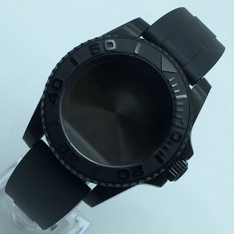 Black yacht watch case rubber strap Sliding lock buckle ceramic inlay Sapphire For Seiko nh35 nh36 nh38 Miyota 8215 Movement
Black yacht watch case rubber strap Sliding lock buckle ceramic inlay Sapphire For Seiko nh35 nh36 nh38 Miyota 8215 Movement