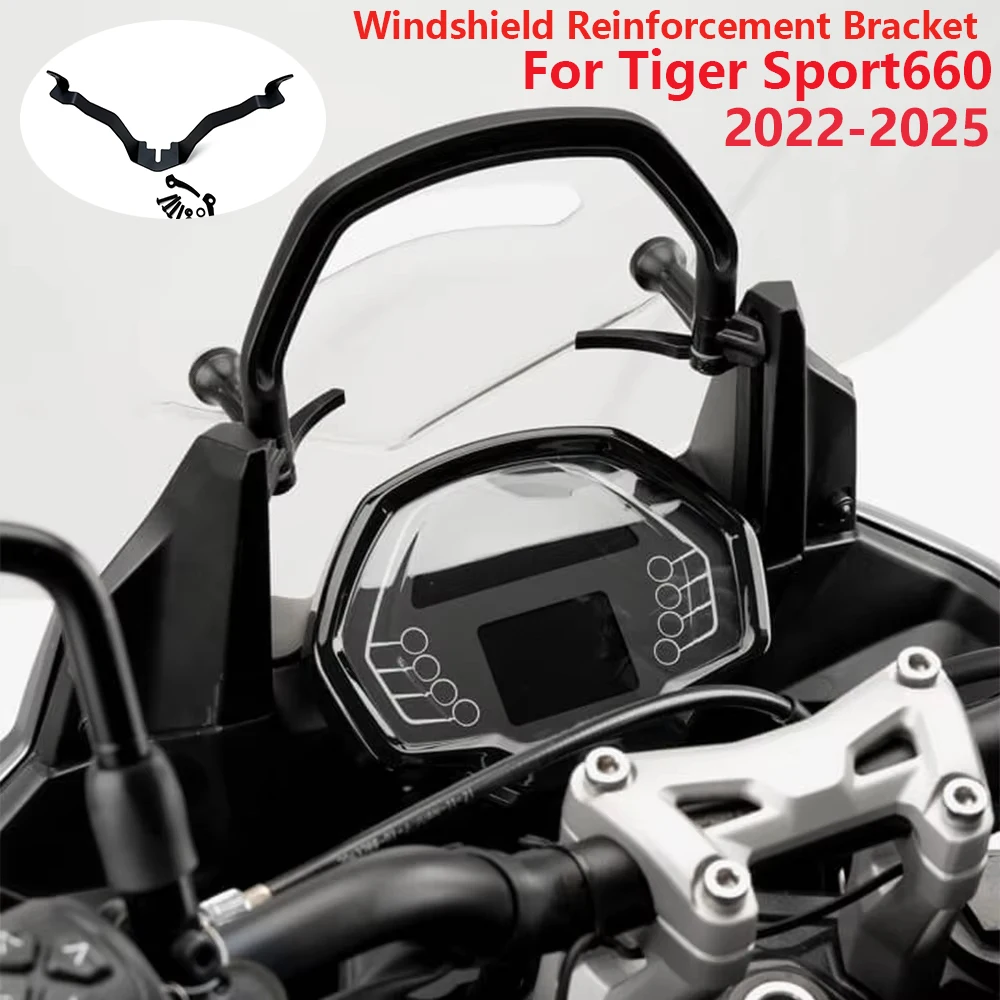 For Tiger Sport660 Sport 660 2022 - 2025 Wind Deflector Anti-Vibration Bracket Sport 660 Windshield Reinforcement Bracket
For Tiger Sport660 Sport 660 2022 - 2025 Wind Deflector Anti-Vibration Bracket Sport 660 Windshield Reinforcement Bracket