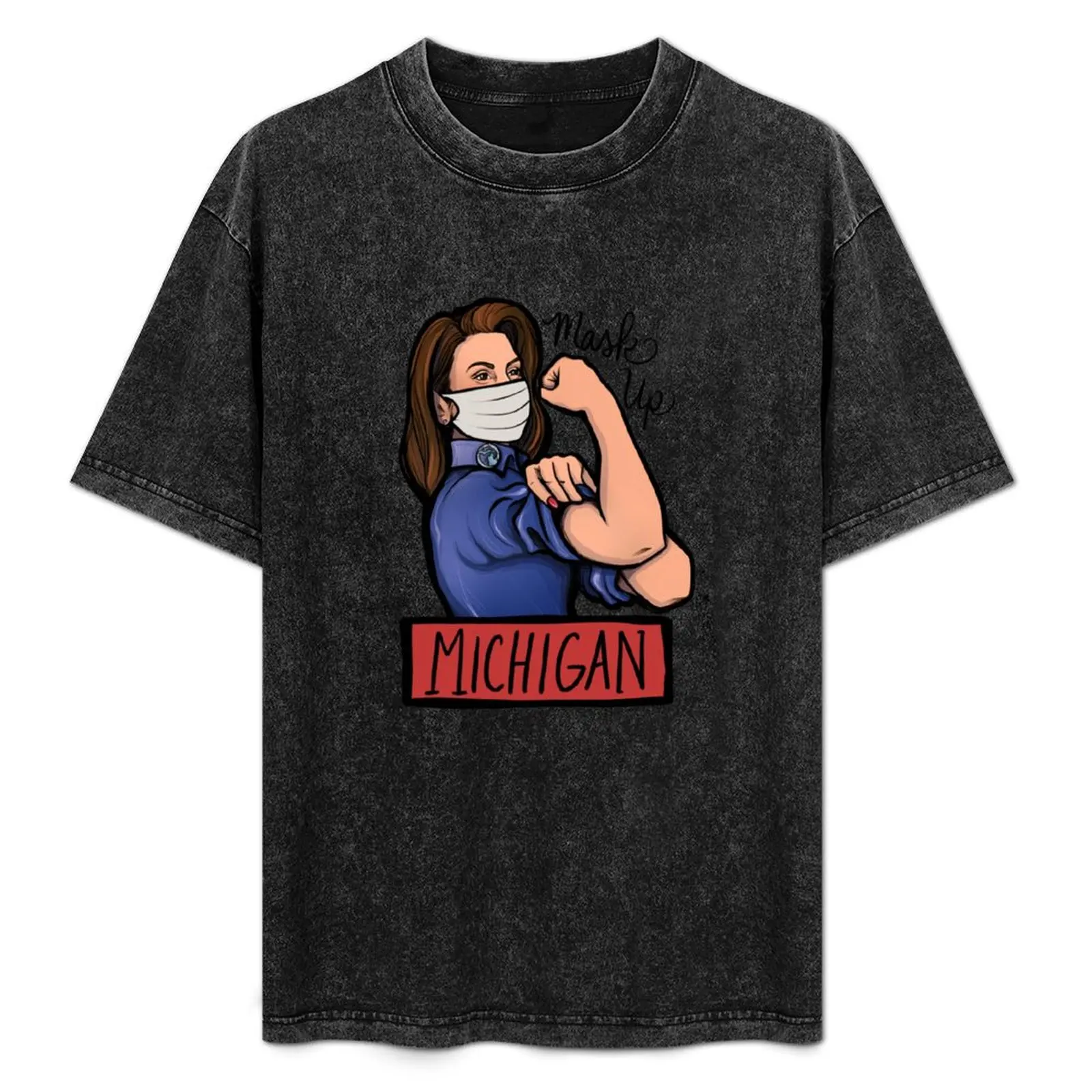 Mask Up Michigan T-Shirt Soft Stretch Short Sleeve Top
Mask Up Michigan T-Shirt Soft Stretch Short Sleeve Top