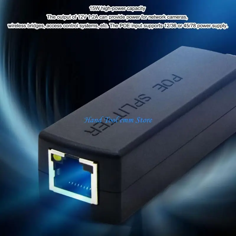 H37F Highly Speed 100Mbps Ethernet POE Splitter 48V to 12V 1.2A Voltages Converters
H37F Highly Speed 100Mbps Ethernet POE Splitter 48V to 12V 1.2A Voltages Converters