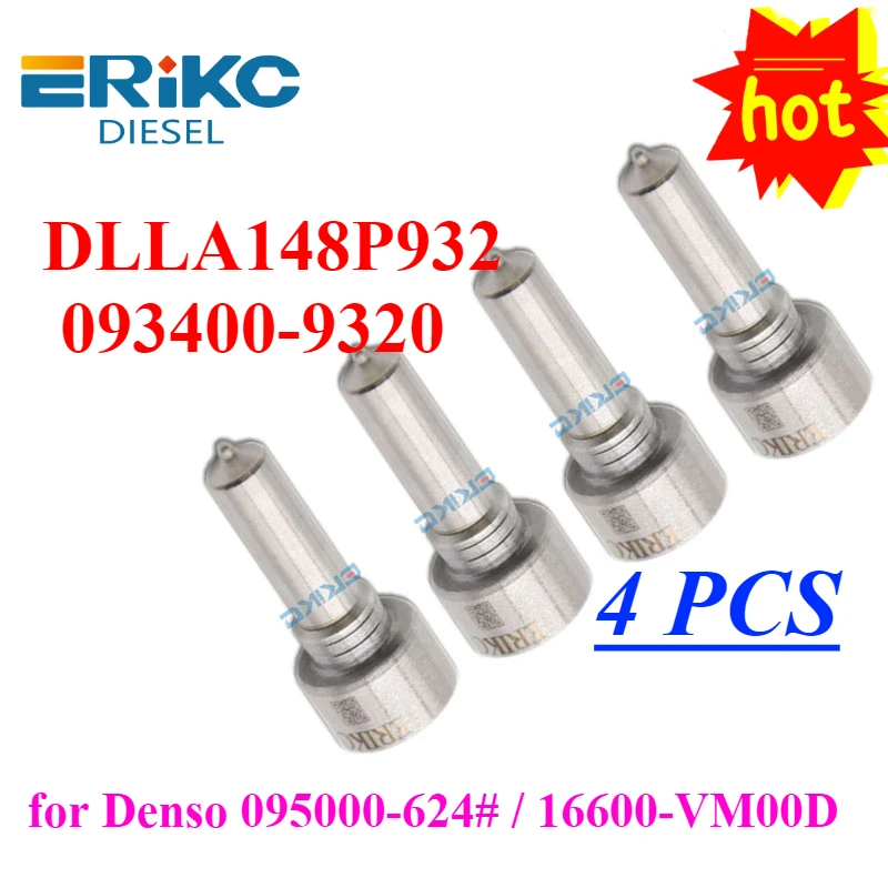 4PC DLLA148P932 Diesel Injector Nozzle 093400-9320 Auto Sprayer DLLA 148 P 932 for Nissan Frontier 095000-6240 16600-VM00D
4PC DLLA148P932 Diesel Injector Nozzle 093400-9320 Auto Sprayer DLLA 148 P 932 for Nissan Frontier 095000-6240 16600-VM00D