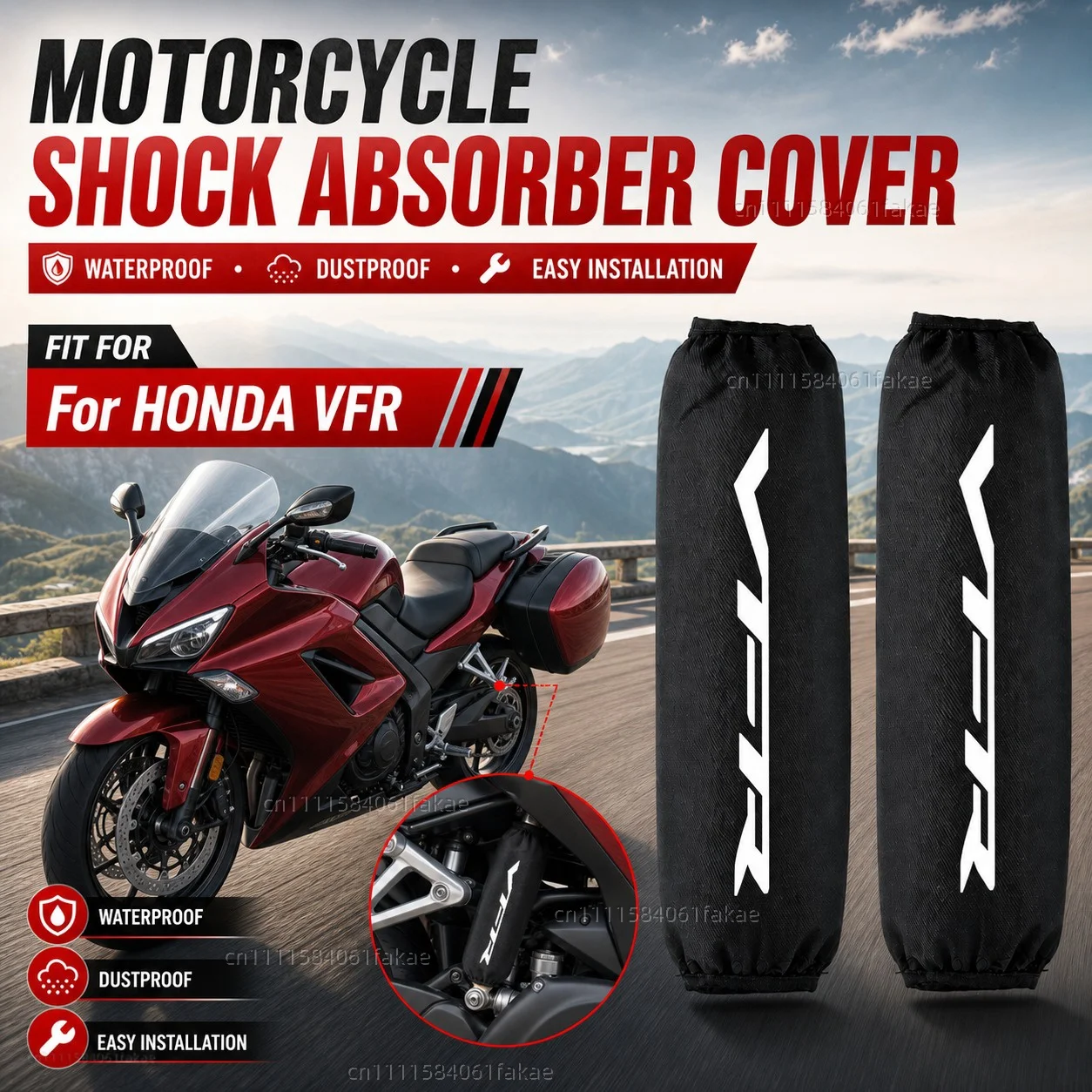 For HONDA VFR 800 1200x VFR750 VFR800X VFR800F VFR1200x Motorcycle Rear Shock Absorber Protector Cover 270mm 350mm Suspension
For HONDA VFR 800 1200x VFR750 VFR800X VFR800F VFR1200x Motorcycle Rear Shock Absorber Protector Cover 270mm 350mm Suspension