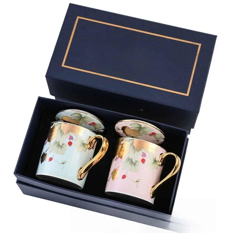 Bone china mug large capacity light luxury couple high sense exquisite cup gift box
Bone china mug large capacity light luxury couple high sense exquisite cup gift box