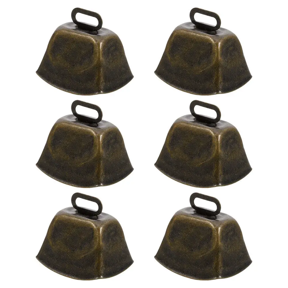 Набор из 6 металлических колокольчиков в винтажном стиле для отпугивания сельскохозяйственных животных, с чистым звуком, декоративные подвески для рукоделия и мероприятий
Набор из 6 металлических колокольчиков в винтажном стиле для отпугивания сельскохозяйственных животных, с чистым звуком, декоративные подвески для рукоделия и мероприятий