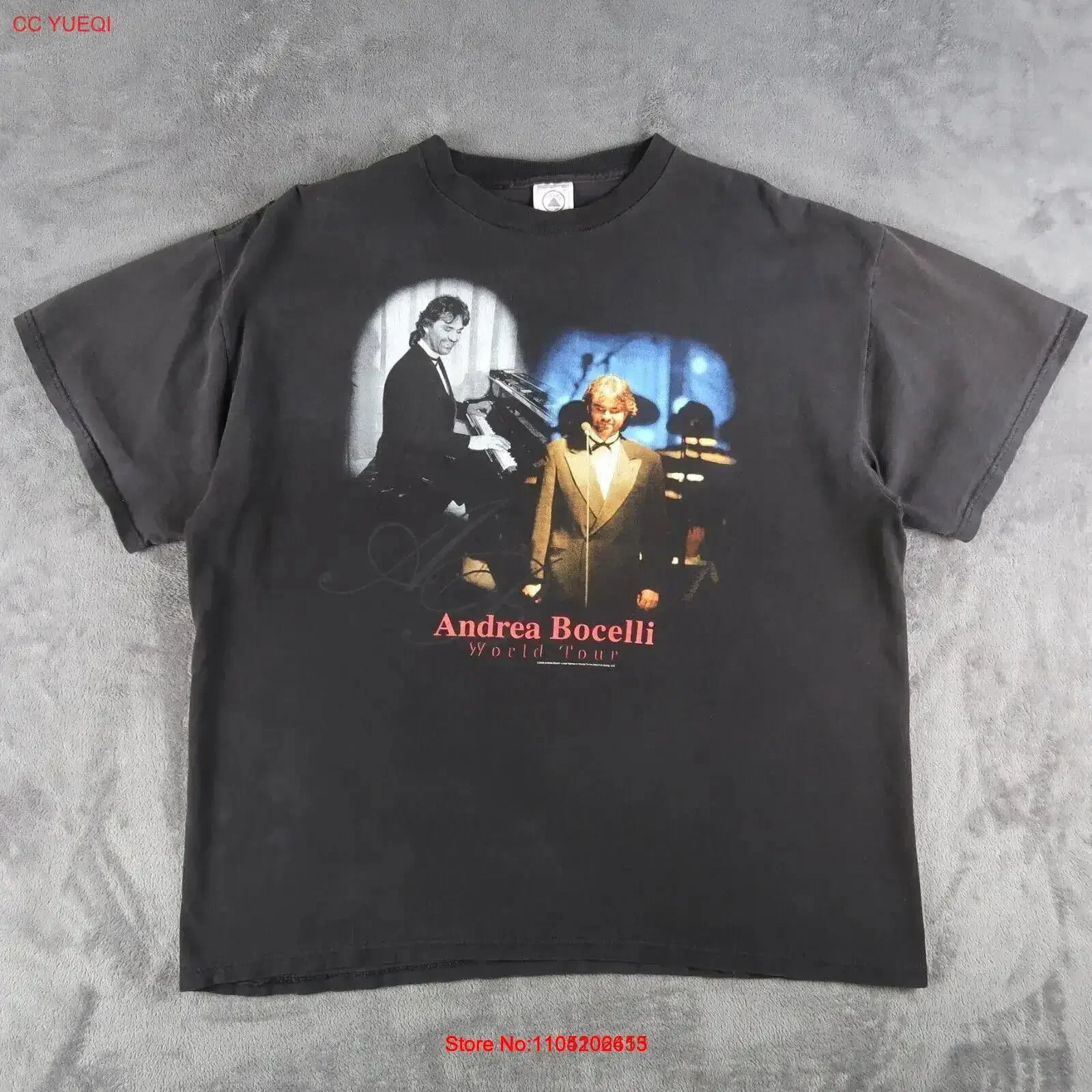 Vintage 2000s Andrea Bocelli World Tour T Shirt Size Men s XL vintage Washed Stretched Soft Breathable Versatile Comfortable
Vintage 2000s Andrea Bocelli World Tour T Shirt Size Men s XL vintage Washed Stretched Soft Breathable Versatile Comfortable