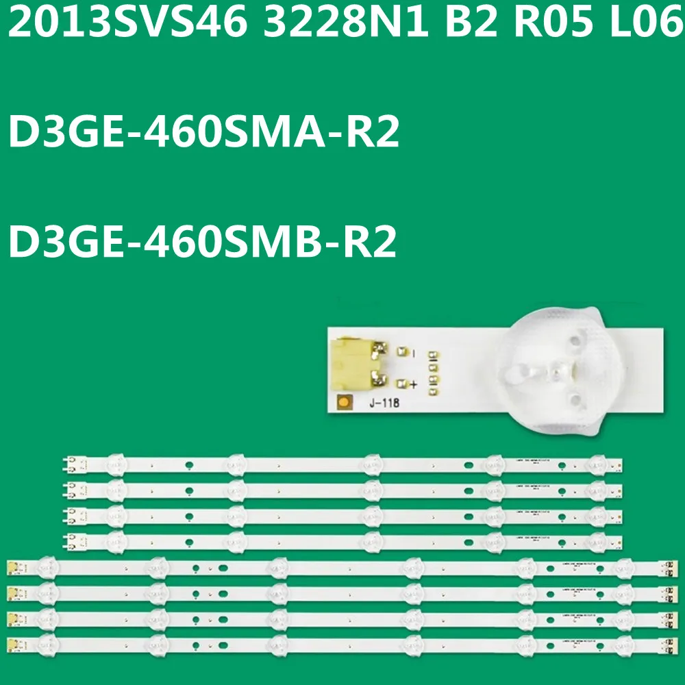 5set LED Backlight Strip For UA46H5303 UN46FH6203 UN46FH6030 D3GE-460SMA-R2 D3GE-460SMB-R1 BN96-28769A BN96-28768A HG46AA570LRXX
5set LED Backlight Strip For UA46H5303 UN46FH6203 UN46FH6030 D3GE-460SMA-R2 D3GE-460SMB-R1 BN96-28769A BN96-28768A HG46AA570LRXX