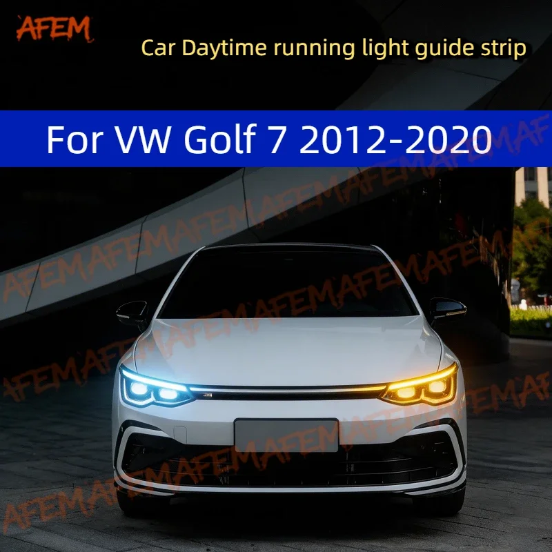 2pcs Car DRL Daytime Running Light Start Scan Style Sequential Flowing Turn Signal Light Ultra-Thin LED For VW Golf 7 2012-2020
2pcs Car DRL Daytime Running Light Start Scan Style Sequential Flowing Turn Signal Light Ultra-Thin LED For VW Golf 7 2012-2020