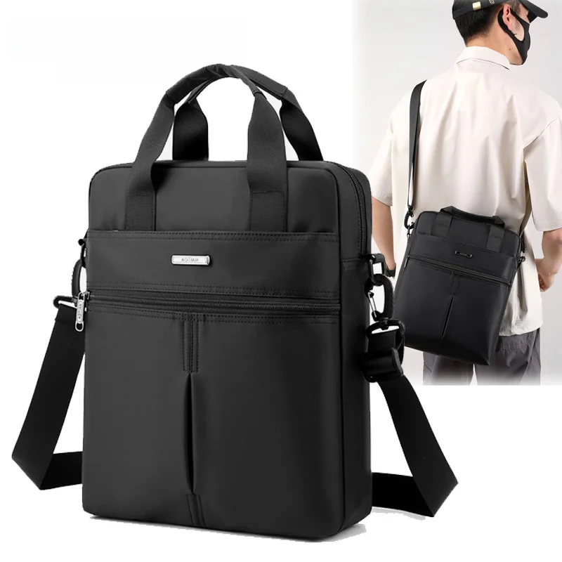 Waterproof Busin A4 Document Bag 2 Inch Vertical Sle Men's Handheld Crossbody Bag Casual ID Bag Soft Nylon Material
Waterproof Busin A4 Document Bag 2 Inch Vertical Sle Men's Handheld Crossbody Bag Casual ID Bag Soft Nylon Material