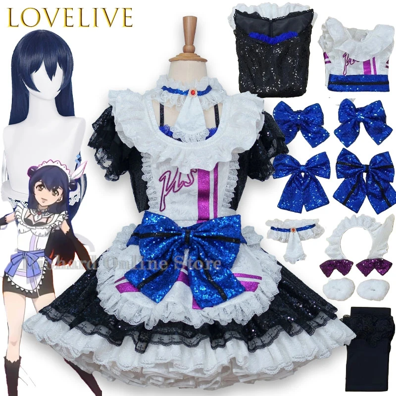 Christmas costume Lovelive Sonoda Umi Concert Singing Suit Elegant Lovely Dress Uniform Cosplay Costume Halloween Part косплей
Christmas costume Lovelive Sonoda Umi Concert Singing Suit Elegant Lovely Dress Uniform Cosplay Costume Halloween Part косплей