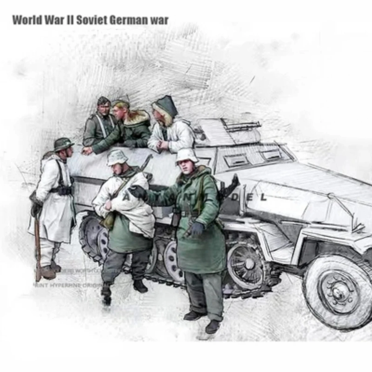1/35 resin soldier model GK Soviet-German War Winter (6 figures without tanks) unassembled and unpainted DIY kit 759
1/35 resin soldier model GK Soviet-German War Winter (6 figures without tanks) unassembled and unpainted DIY kit 759