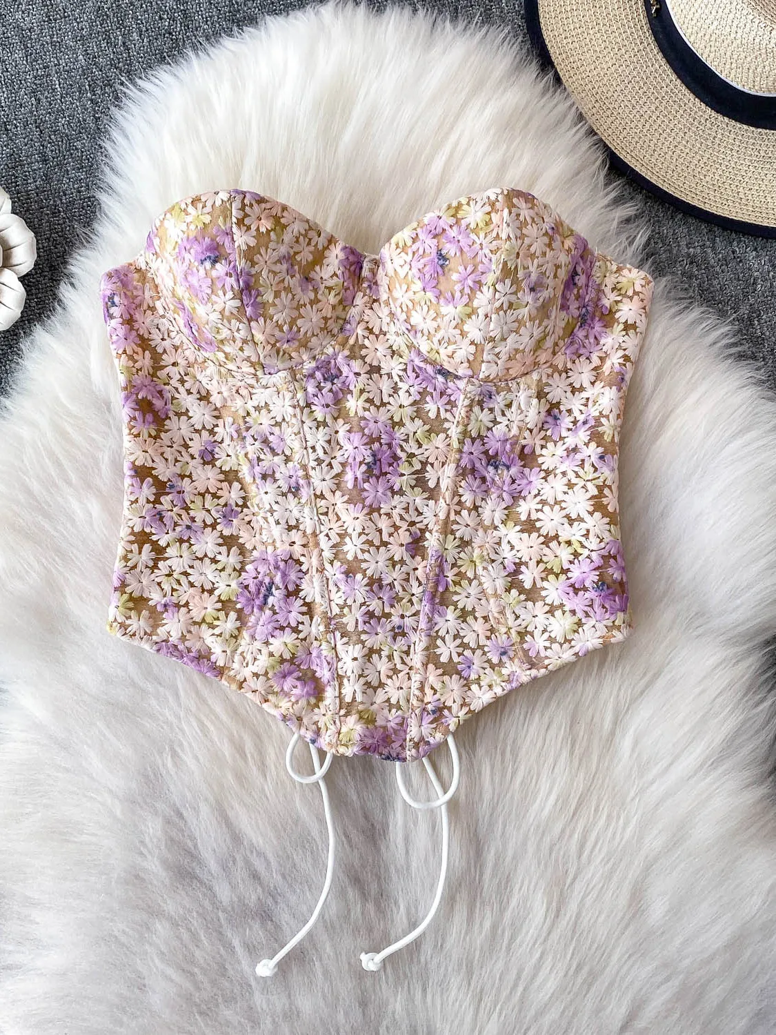 Sweet Sexy Embroidered Flower Tube Top Vest Women's Sensual Soft Support Fibone ort irt Commute Sle Slim Fit Bal
Sweet Sexy Embroidered Flower Tube Top Vest Women's Sensual Soft Support Fibone ort irt Commute Sle Slim Fit Bal