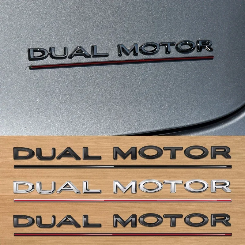 DUAL MOTOR Underlined Letters Emblem for TESLA Model 3 Y S X Car Styling Refitting Trunk Badge Sticker Chrome Black Accessories
DUAL MOTOR Underlined Letters Emblem for TESLA Model 3 Y S X Car Styling Refitting Trunk Badge Sticker Chrome Black Accessories