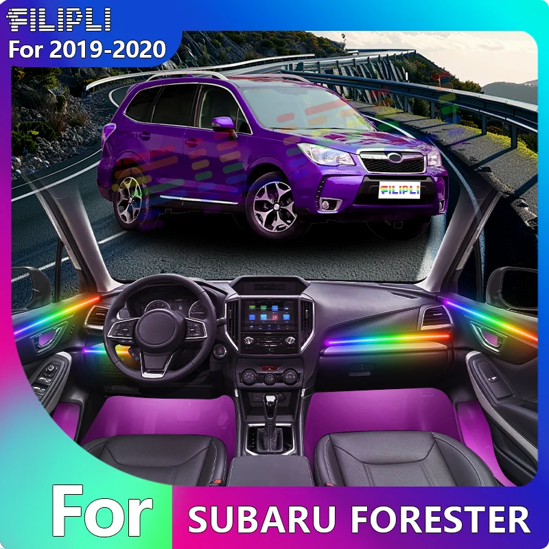 FILIPLI For The SUBARU FORESTER For 2018 Multi Colour RGB Voice Control Car LED Strip DIY Cyberpunk Music Sync Car Ambient Light
FILIPLI For The SUBARU FORESTER For 2018 Multi Colour RGB Voice Control Car LED Strip DIY Cyberpunk Music Sync Car Ambient Light