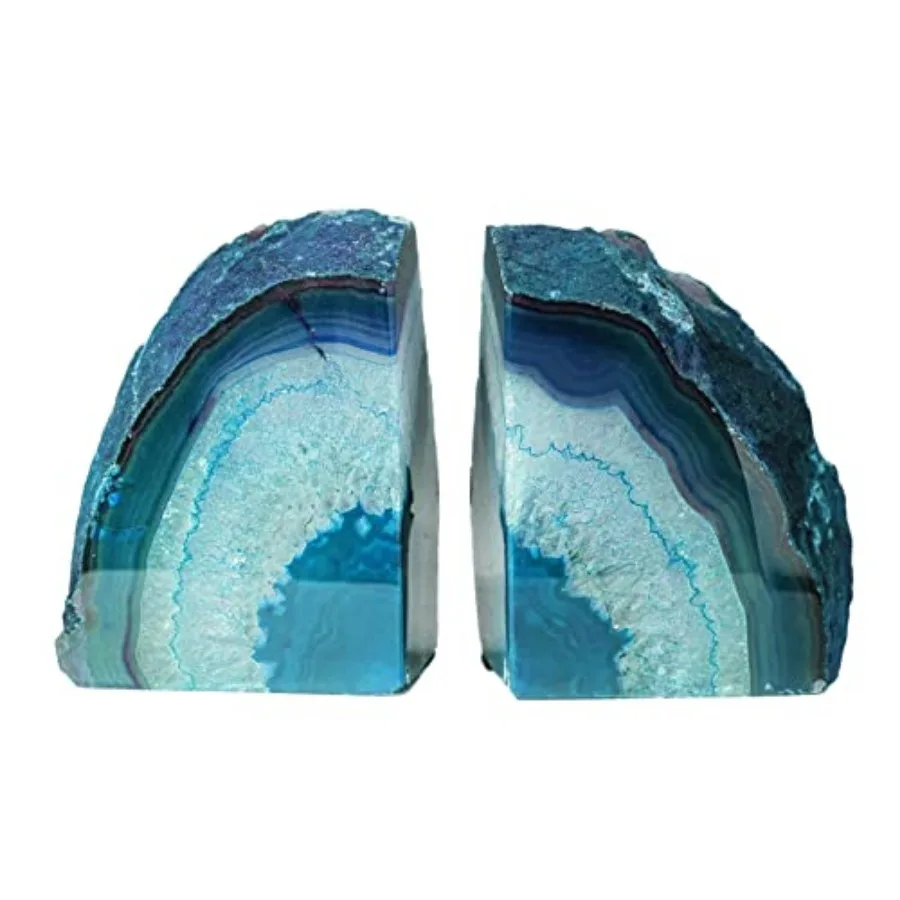 Green Agate Bookends, Heavy-Duty Large Book Ends for Heavy Books, Unique Sujetalibros 6-8 LBS with Rubber Bumpers, Perfect for
Green Agate Bookends, Heavy-Duty Large Book Ends for Heavy Books, Unique Sujetalibros 6-8 LBS with Rubber Bumpers, Perfect for