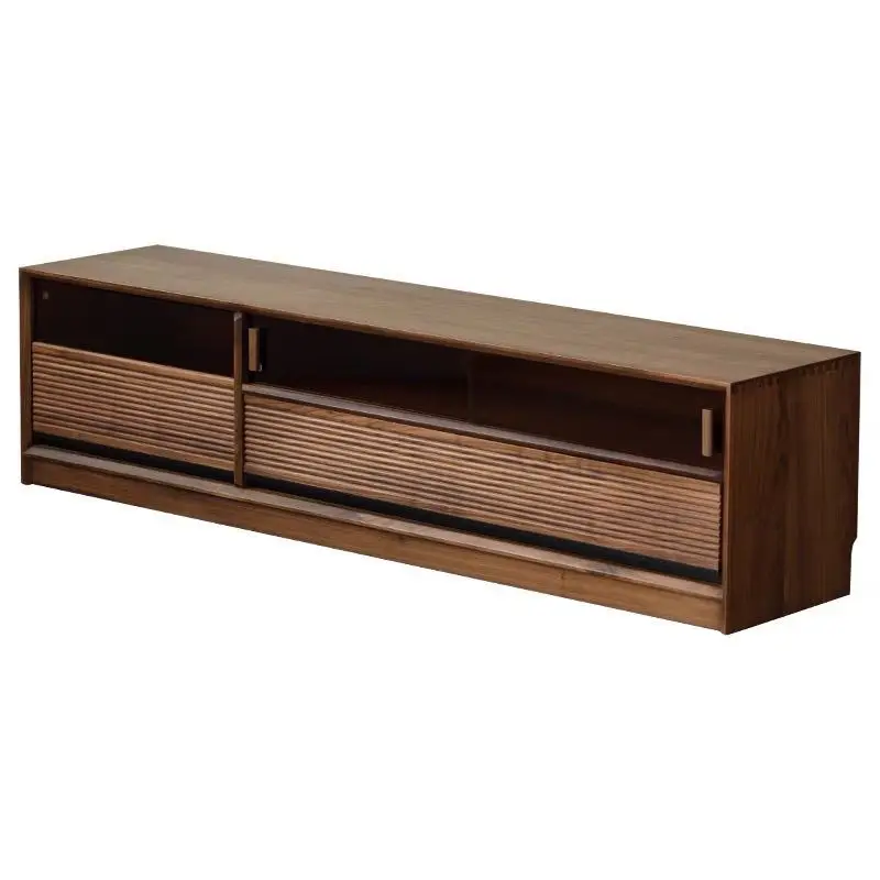 Nordic solid wood TV cabinet household North American walnut small apartment living room modern simple storage floor locker
Nordic solid wood TV cabinet household North American walnut small apartment living room modern simple storage floor locker