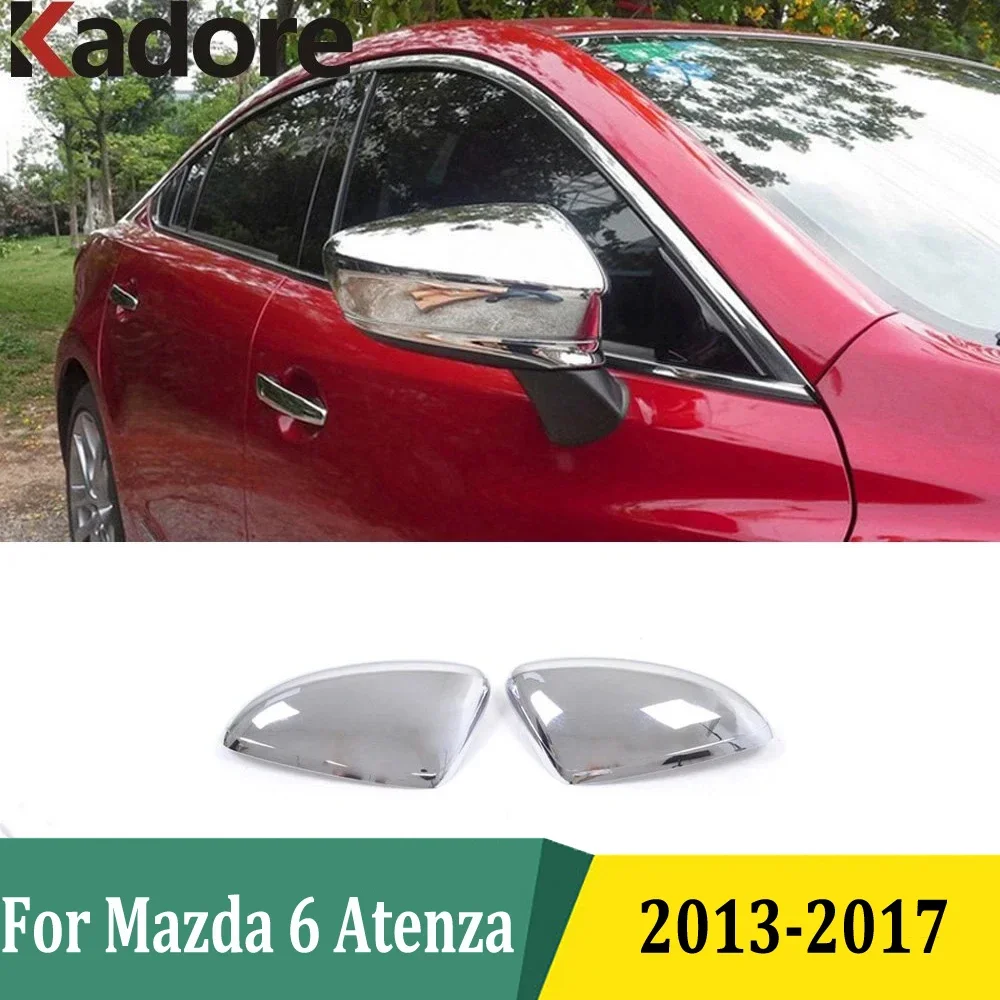 Для Mazda 6 Atenza Sedan 2013-2015 2016 2017, хромированная крышка зеркала заднего вида на боковую дверь, накладки, внешние аксессуары автомобиля 
Для Mazda 6 Atenza Sedan 2013-2015 2016 2017, хромированная крышка зеркала заднего вида на боковую дверь, накладки, внешние аксессуары автомобиля