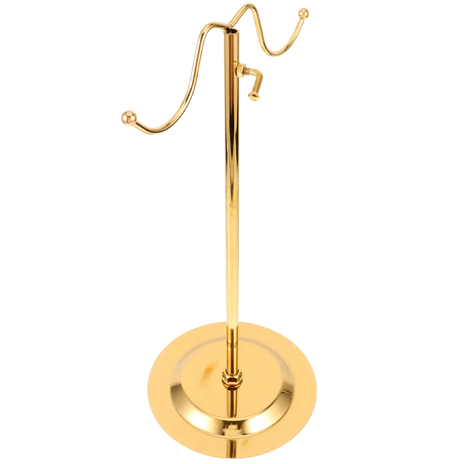 Bags Display Stand Clothes Hanging Rack with Hooks Bin Holder Golden Desktop Purse Coat Hangers
Bags Display Stand Clothes Hanging Rack with Hooks Bin Holder Golden Desktop Purse Coat Hangers