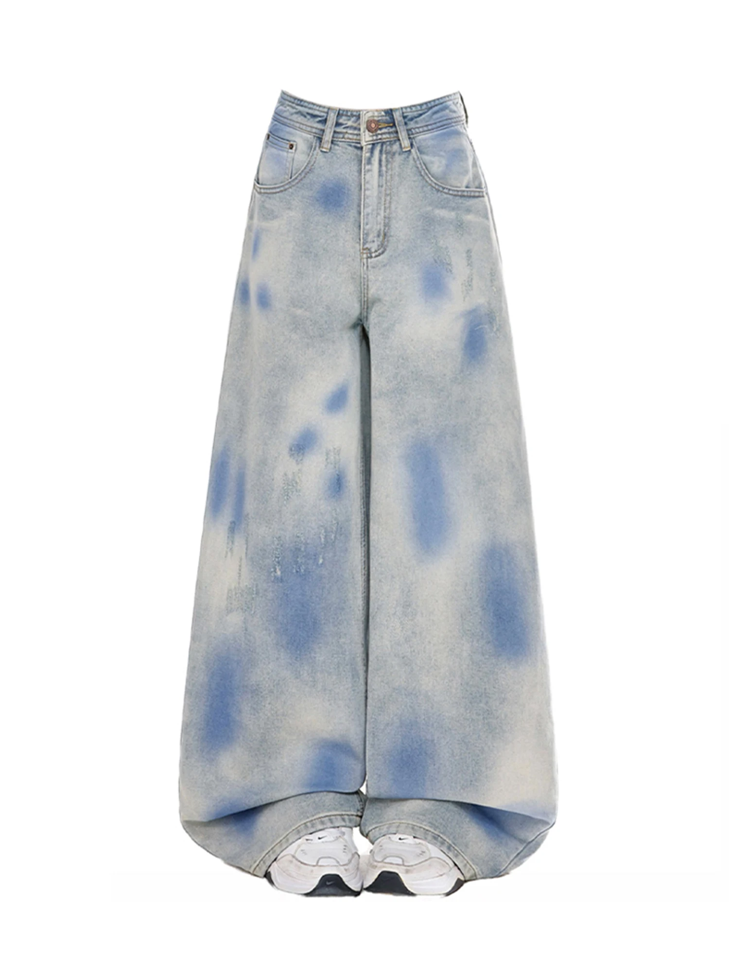 Женские синие джинсы в японском стиле, оверсайз Y2k, широкие джинсовые брюки с принтом тай-дай, винтажные мешковатые джинсовые брюки в стиле Харадзюку, альтернативная одежда
Женские синие джинсы в японском стиле, оверсайз Y2k, широкие джинсовые брюки с принтом тай-дай, винтажные мешковатые джинсовые брюки в стиле Харадзюку, альтернативная одежда