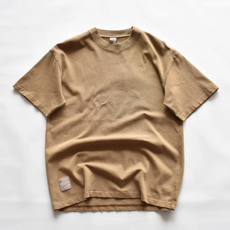 Футболка Amekaji из 100% хлопка, 300 г/м2, окрашенная в одежде, футболка большого размера, летняя тяжелая винтажная футболка с рваными плечами и заниженными плечами
Футболка Amekaji из 100% хлопка, 300 г/м2, окрашенная в одежде, футболка большого размера, летняя тяжелая винтажная футболка с рваными плечами и заниженными плечами