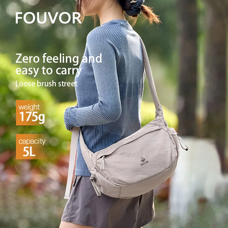 FOUVOR Women Large Capacity Crossbody Bag 2026 Trend Canvas Lightweight Versatile Casual Commute Sports Shoulder Bags 3059-09
FOUVOR Women Large Capacity Crossbody Bag 2026 Trend Canvas Lightweight Versatile Casual Commute Sports Shoulder Bags 3059-09