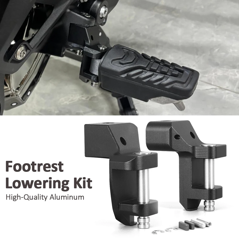For BMW R 1300 RT R1300RT 2025 2026 R1300 RT Accessories Front Footrest Lowering Relocation Rider Foot Pegs Footpeg Lowering Kit
For BMW R 1300 RT R1300RT 2025 2026 R1300 RT Accessories Front Footrest Lowering Relocation Rider Foot Pegs Footpeg Lowering Kit