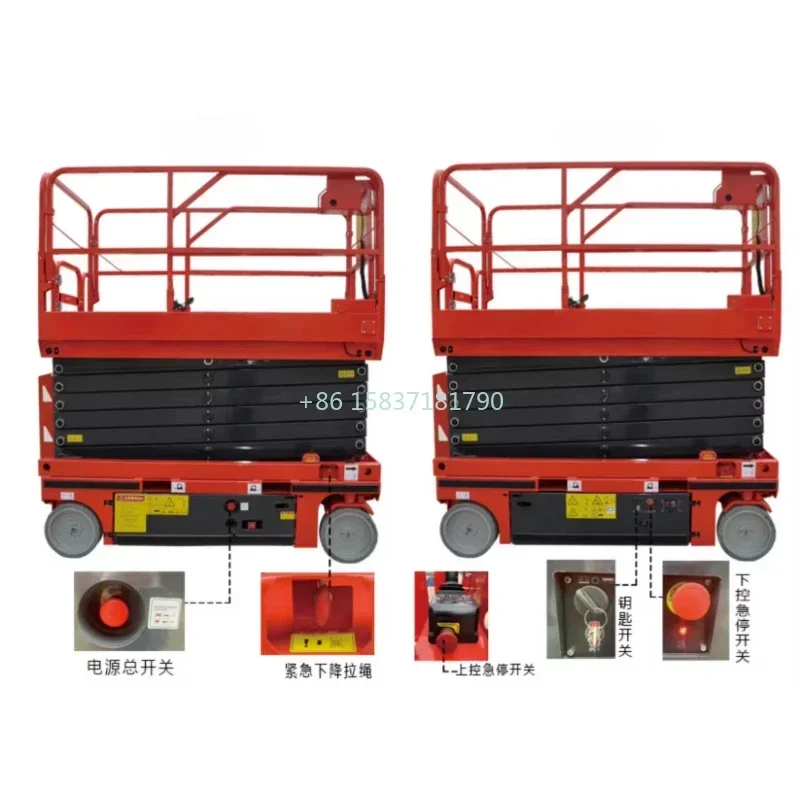 6M 8M Automatic Lift Platform Self-propelled Aerial Electric Hydraulic Scissor Lift Platform Semi Automatic Lift Platform Price
6M 8M Automatic Lift Platform Self-propelled Aerial Electric Hydraulic Scissor Lift Platform Semi Automatic Lift Platform Price