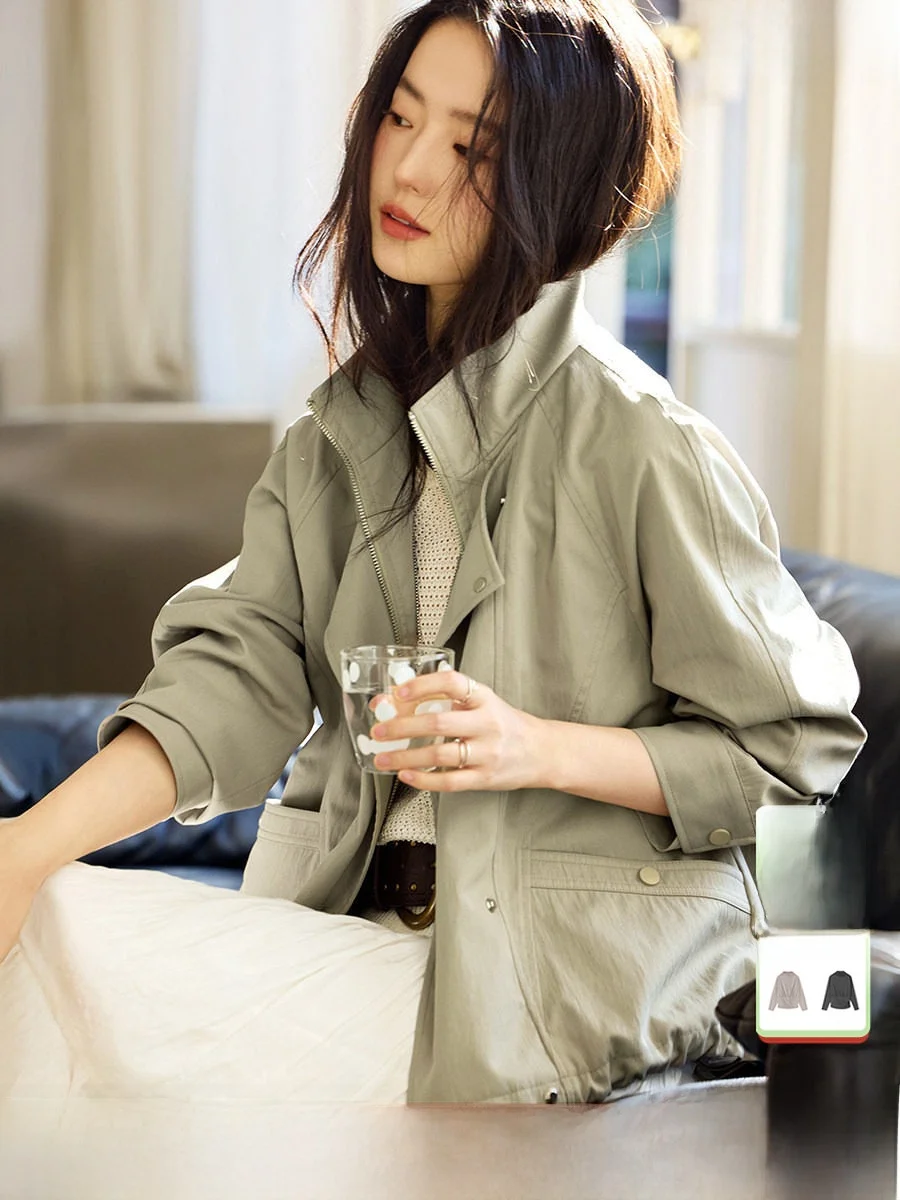 Женская свободная куртка Ele ort Outerwear с лоскутным дизайном, весна 2026, для повседневной носки, из смесового полиэстера и нейлона, модная женская одежда
Женская свободная куртка Ele ort Outerwear с лоскутным дизайном, весна 2026, для повседневной носки, из смесового полиэстера и нейлона, модная женская одежда