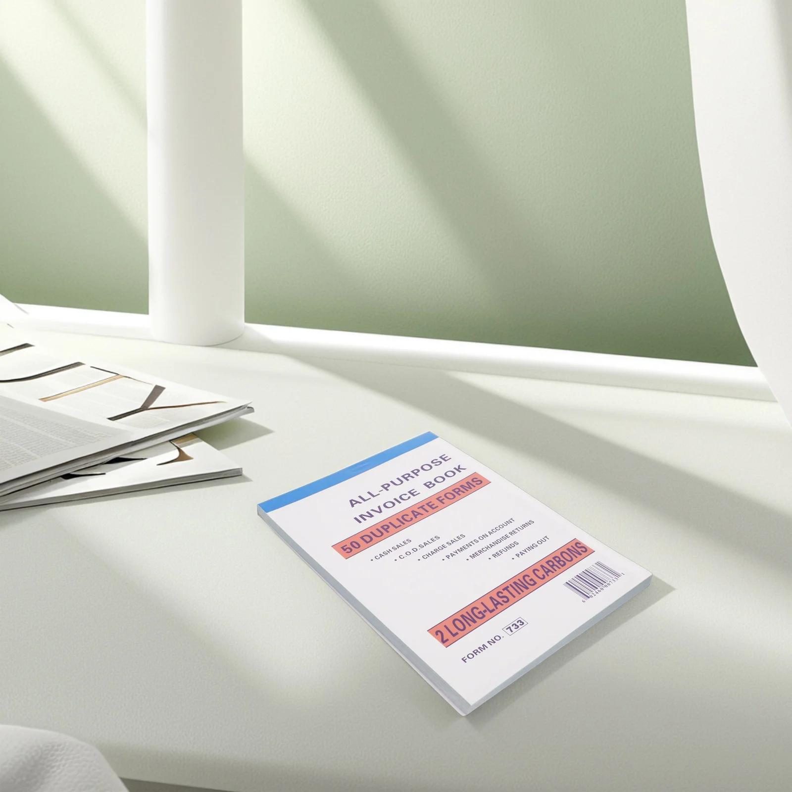 Receipt Book Invoice for Order Tracking Record Keeping Business Paper Canary Sales Management
Receipt Book Invoice for Order Tracking Record Keeping Business Paper Canary Sales Management
