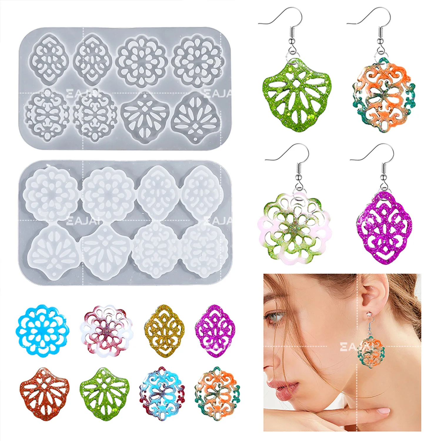 Mini Flower Leaf Petal Polymer Clay Cutters for DIY Handmade Jewelry Making Create Beautiful Earrings with High Quality Tools
Mini Flower Leaf Petal Polymer Clay Cutters for DIY Handmade Jewelry Making Create Beautiful Earrings with High Quality Tools