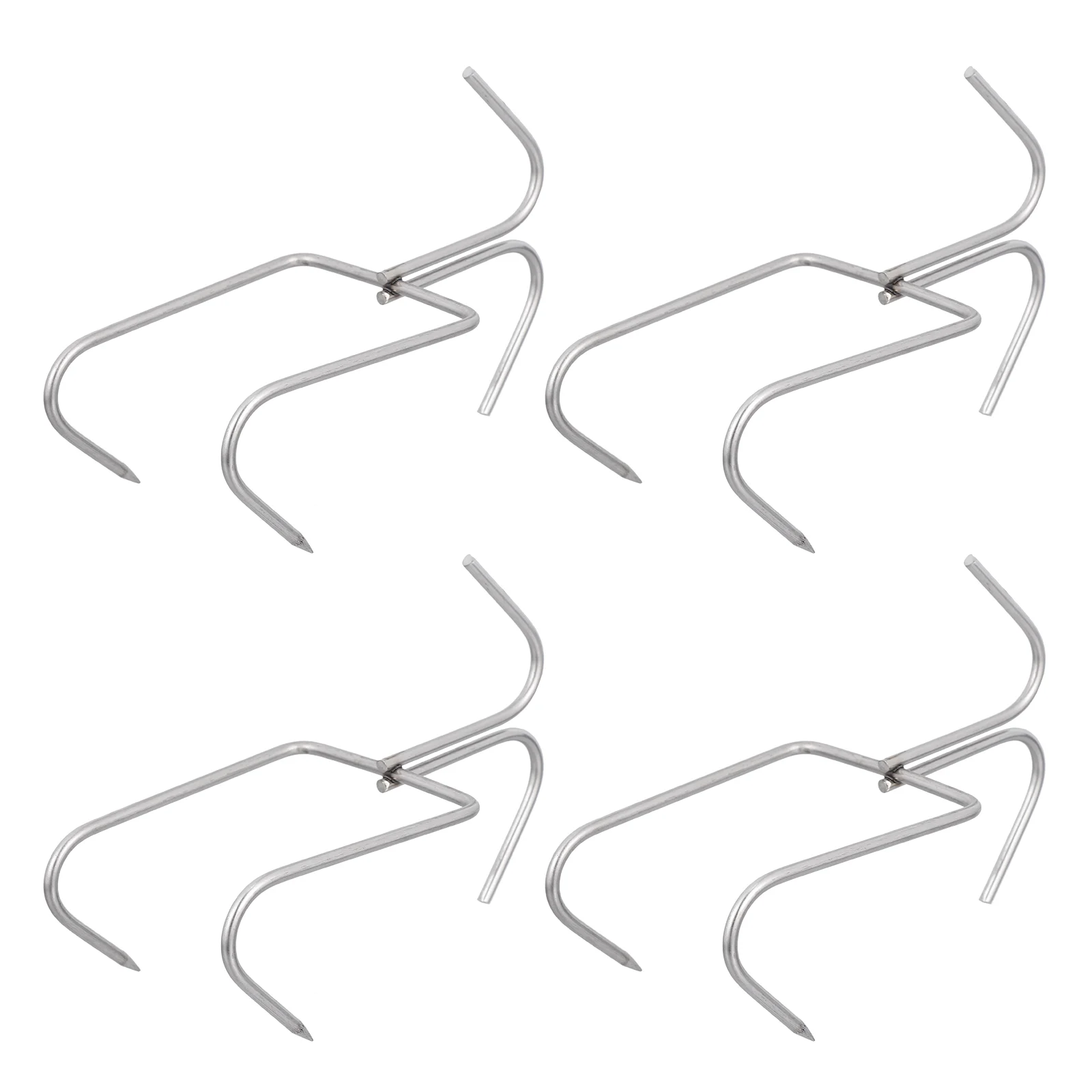 4 Pcs Beef Hook up Bacon Smoker Hooks for Chicken Stainless Steel Meat Processing
4 Pcs Beef Hook up Bacon Smoker Hooks for Chicken Stainless Steel Meat Processing