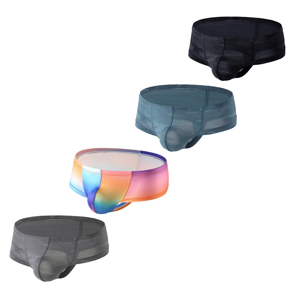 Men's Low Waist Breathable Soft Briefs Jockstraps Panties Camouflage Printing Sexy Underwear Stretch Trunks Bulge Pouch Boxers
Men's Low Waist Breathable Soft Briefs Jockstraps Panties Camouflage Printing Sexy Underwear Stretch Trunks Bulge Pouch Boxers