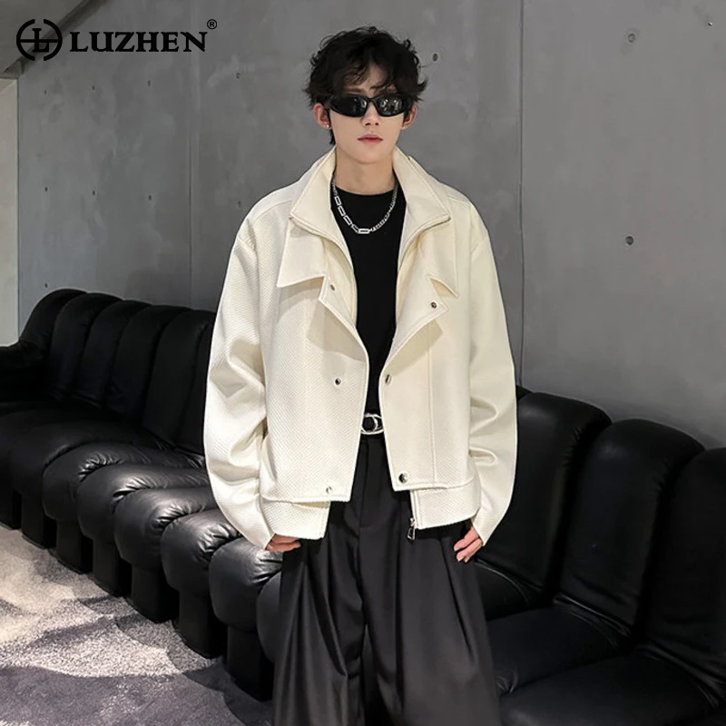 LUZHEN оригинальная двухслойная искусственная двухсекционная однотонная повседневная куртка мужская, новинка 2025 года, красивая мужская одежда на молнии JY5346
LUZHEN оригинальная двухслойная искусственная двухсекционная однотонная повседневная куртка мужская, новинка 2025 года, красивая мужская одежда на молнии JY5346