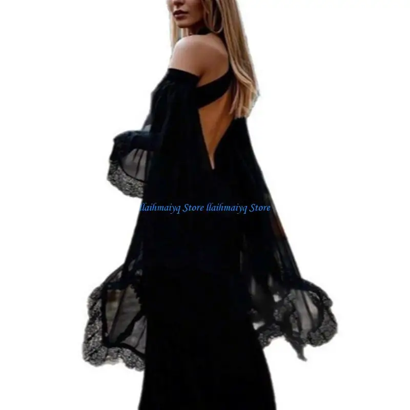 573B Victorian Long Tulle Gloves Halloween Renaissances Cosplay Costume Detachable Sleeves Sheer Mesh Arm Covers
573B Victorian Long Tulle Gloves Halloween Renaissances Cosplay Costume Detachable Sleeves Sheer Mesh Arm Covers