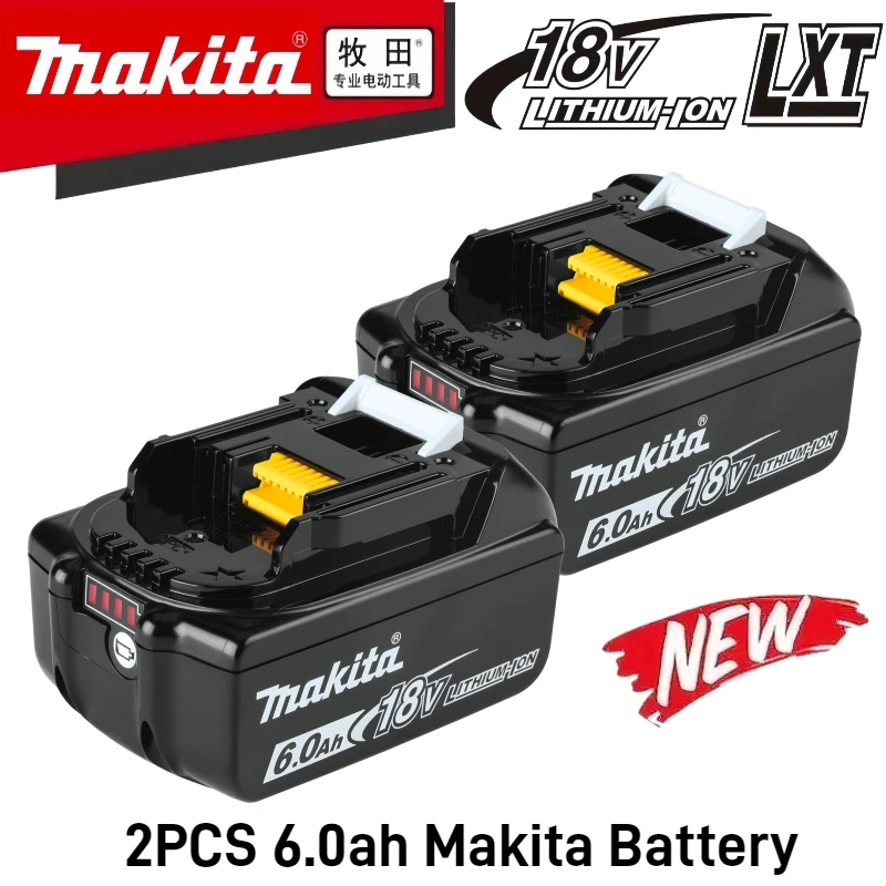 18V 100% Original Makita 6.0Ah/5.0Ah/3.0Ah Rechargeable Lithium Battery, for Makita Tool BL1840B BL1860B BL1830B BL1840B Battery
18V 100% Original Makita 6.0Ah/5.0Ah/3.0Ah Rechargeable Lithium Battery, for Makita Tool BL1840B BL1860B BL1830B BL1840B Battery