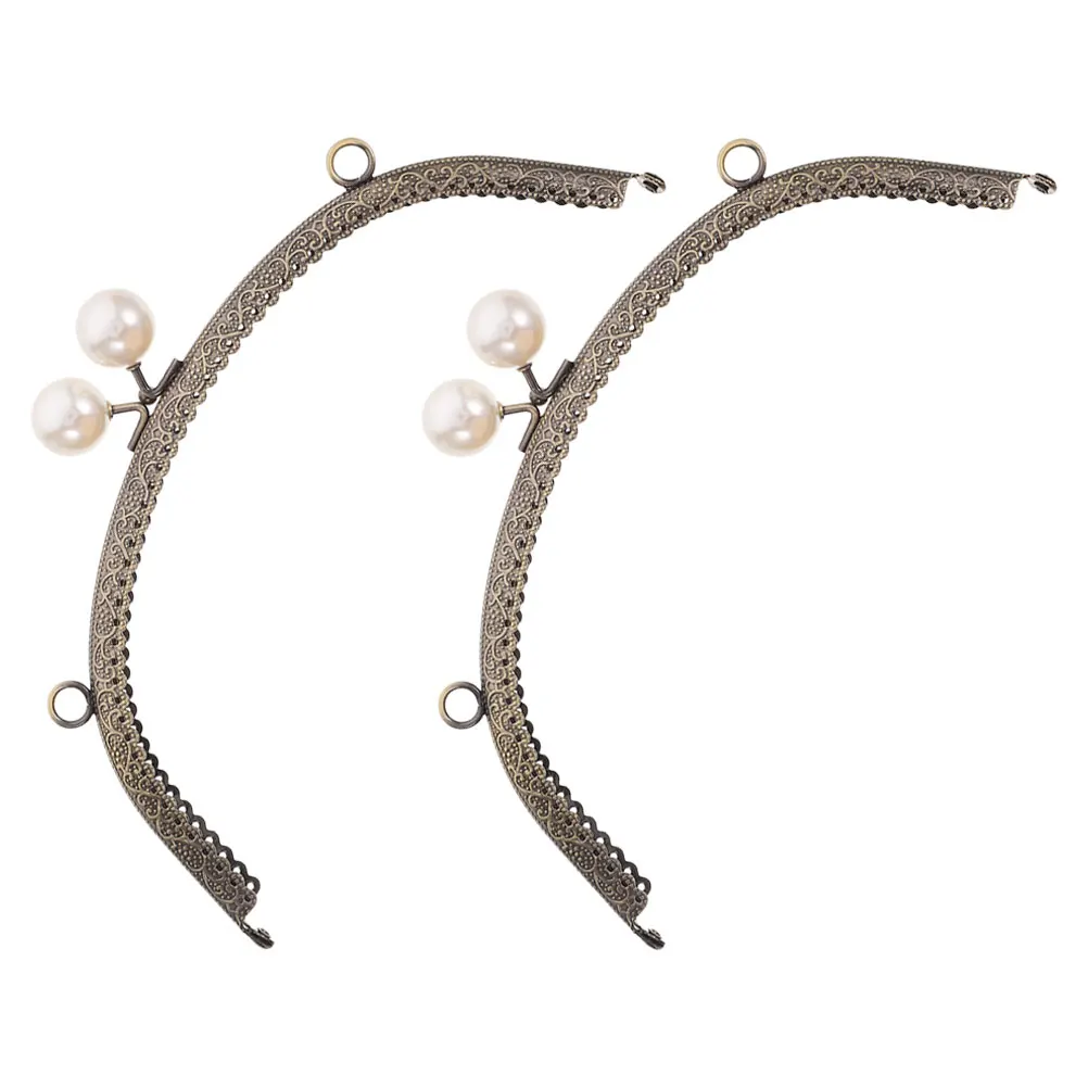 2Pcs Pearl Purse Frames Floral Pattern Curved Purse Frame Handy for Handmade Crafting Bags Handle for Bag
2Pcs Pearl Purse Frames Floral Pattern Curved Purse Frame Handy for Handmade Crafting Bags Handle for Bag