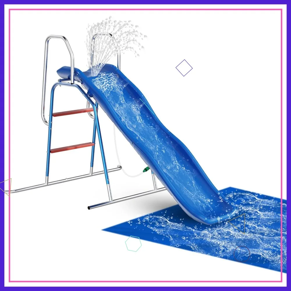 Kids Water Slide with Sprinkler & Ground Tarp for Backyard Fun
Kids Water Slide with Sprinkler & Ground Tarp for Backyard Fun