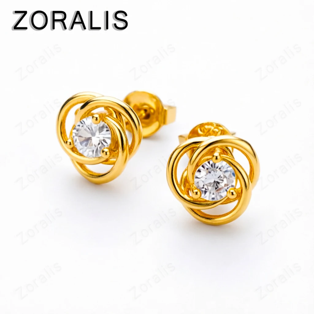 Promotion Fashion 18K Gold Jewelry Female Charm Cute Women Wedding Pattern Zircon Crystal Stud Earrings
Promotion Fashion 18K Gold Jewelry Female Charm Cute Women Wedding Pattern Zircon Crystal Stud Earrings