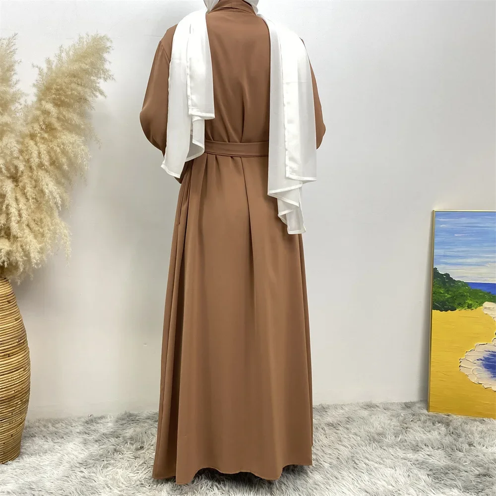 UNI Muslim Women Open Abayas Dubai Abaya Plain Dress with Belt Islamic Dress Women's Cardigan Abaya African Dress Muslim Abaya
UNI Muslim Women Open Abayas Dubai Abaya Plain Dress with Belt Islamic Dress Women's Cardigan Abaya African Dress Muslim Abaya
