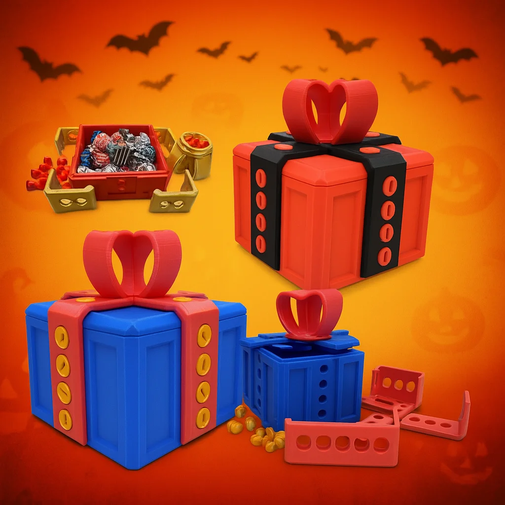 3D Printed Annoying Gift Box Christmas Prank Bowknot Screw Gift Box Novelty Money Joke Gift Container Amusing Desktop Decor Box 
3D Printed Annoying Gift Box Christmas Prank Bowknot Screw Gift Box Novelty Money Joke Gift Container Amusing Desktop Decor Box