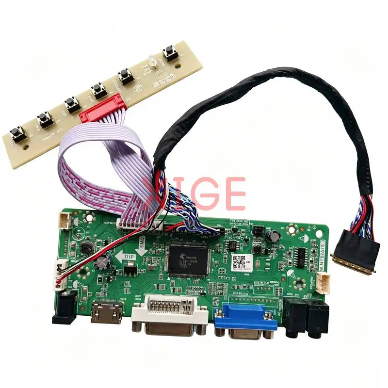 For BT101IW02 BT101IW01 BT101IW03 LP101WSA Controller Board Kit 1024x600 Laptop Display Screen HDMI+DVI+VGA 1024*600 40 Pin LVDS
For BT101IW02 BT101IW01 BT101IW03 LP101WSA Controller Board Kit 1024x600 Laptop Display Screen HDMI+DVI+VGA 1024*600 40 Pin LVDS
