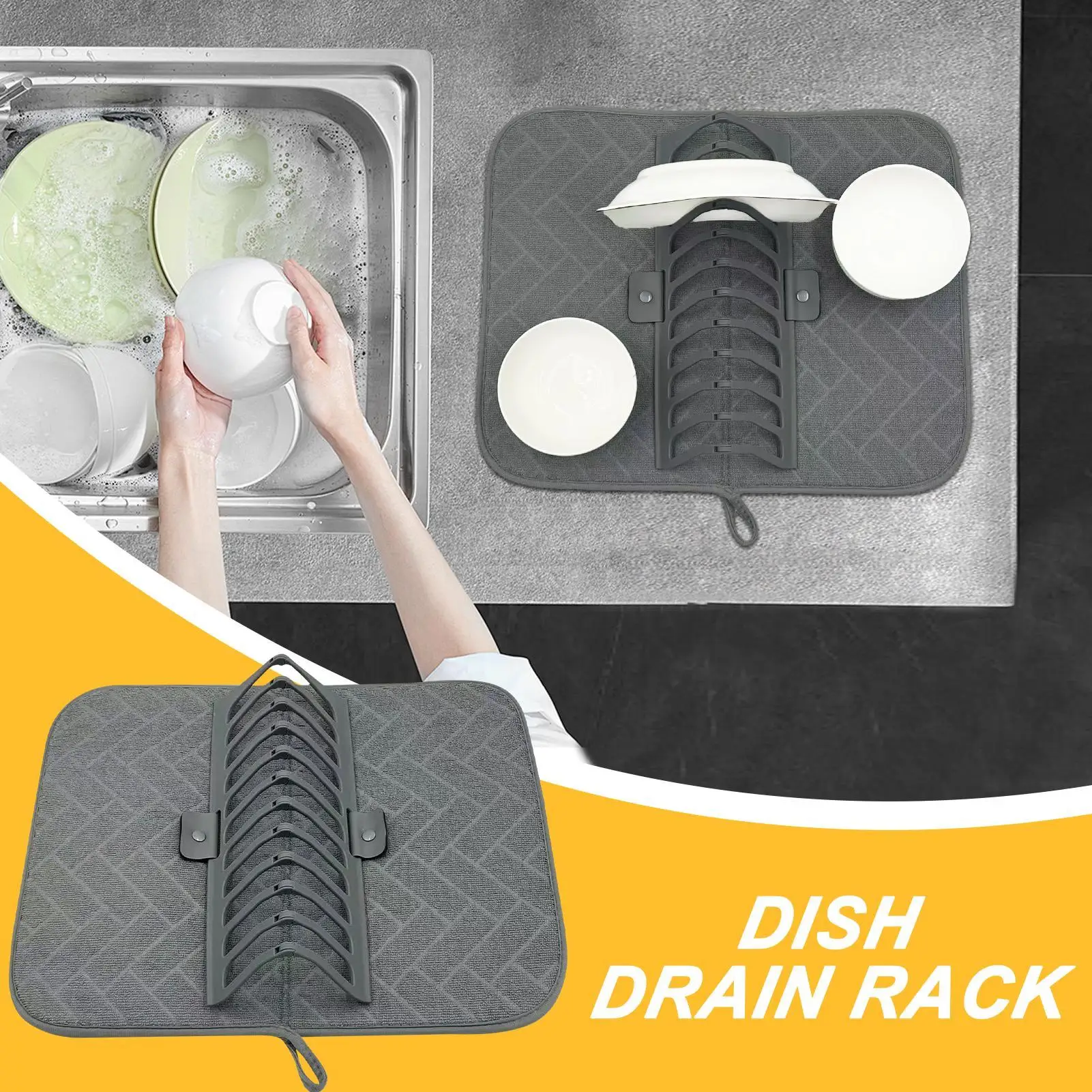 Коврик для сушки посуды и подставка для сушки посуды Полка для сушки посуды из микрофибры Полка для сушки кухонной посуды Компактная конструкция Складывается для удобного хранения
Коврик для сушки посуды и подставка для сушки посуды Полка для сушки посуды из микрофибры Полка для сушки кухонной посуды Компактная конструкция Складывается для удобного хранения