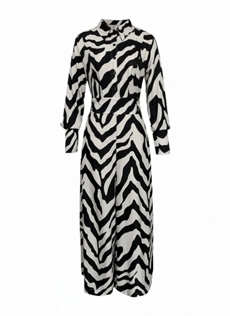 Yeezzi Women's Fashion Zebra Printed Wide Leg Jumpsuit 2025 New Long Sleeves High Waisted Loose Fit Elegant Casual Party Romper
Yeezzi Women's Fashion Zebra Printed Wide Leg Jumpsuit 2025 New Long Sleeves High Waisted Loose Fit Elegant Casual Party Romper