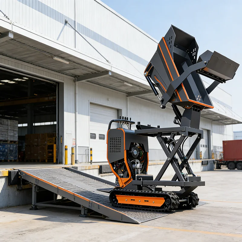 Customized Compact Mini Tracked Dumper 600kg Payload Gas Powered Crawler Dumper for Small Construction and Garden Work
Customized Compact Mini Tracked Dumper 600kg Payload Gas Powered Crawler Dumper for Small Construction and Garden Work