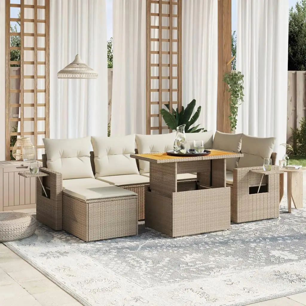 Beige Cream White Elegant Garden Sofa Set Comfortable Outdoor Furniture for Patio Balcony Relaxation Zone
Beige Cream White Elegant Garden Sofa Set Comfortable Outdoor Furniture for Patio Balcony Relaxation Zone